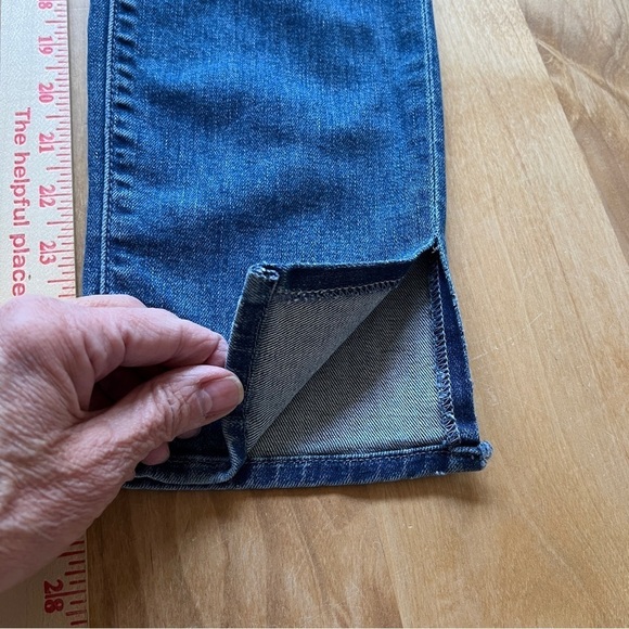 MOTHER THE SWOONER ANKLE SLICE JEANS SZ 24 I WET MY PLANTS CHERRY PICKING WASH - Picture 10 of 12